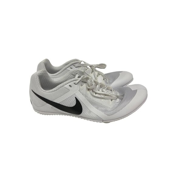 NEW! Nike Men\'s Zoom Rival Distance Spike Shoes White DC8749-100 Unisex Size 8 main image 4
